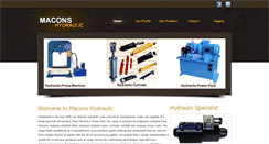 Desktop Screenshot of maconshydraulic.com